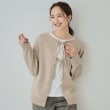 シューラルー(SHOO・LA・RUE)の【S-LL/前後2WAY】カジュアルでもフェミニンでも バックリボンニット+ロンT ベージュ(052)
