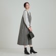 シューラルー(SHOO・LA・RUE)の【体型カバー】ケーブル柄の縦ラインですっきり見え キルティング風ジャンドレ2