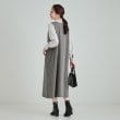 シューラルー(SHOO・LA・RUE)の【体型カバー】ケーブル柄の縦ラインですっきり見え キルティング風ジャンドレ3
