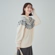 シューラルー(SHOO・LA・RUE)の【洗える】あたたかくて柔らかい もちもちモール柄ニット6