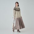 シューラルー(SHOO・LA・RUE)の【洗える】あたたかくて柔らかい もちもちモール柄ニット11