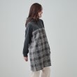 シューラルー(SHOO・LA・RUE)のあったか裏起毛 チェック柄フーディーチュニック10