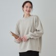 シューラルー(SHOO・LA・RUE)の【S-LL】大人カジュアルに オフネックニットソー グレー(012)