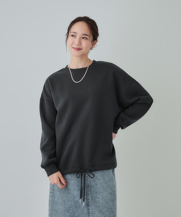 シューラルー(SHOO・LA・RUE)の【S-LL】あったか裏毛 裾ドロストスウェット8
