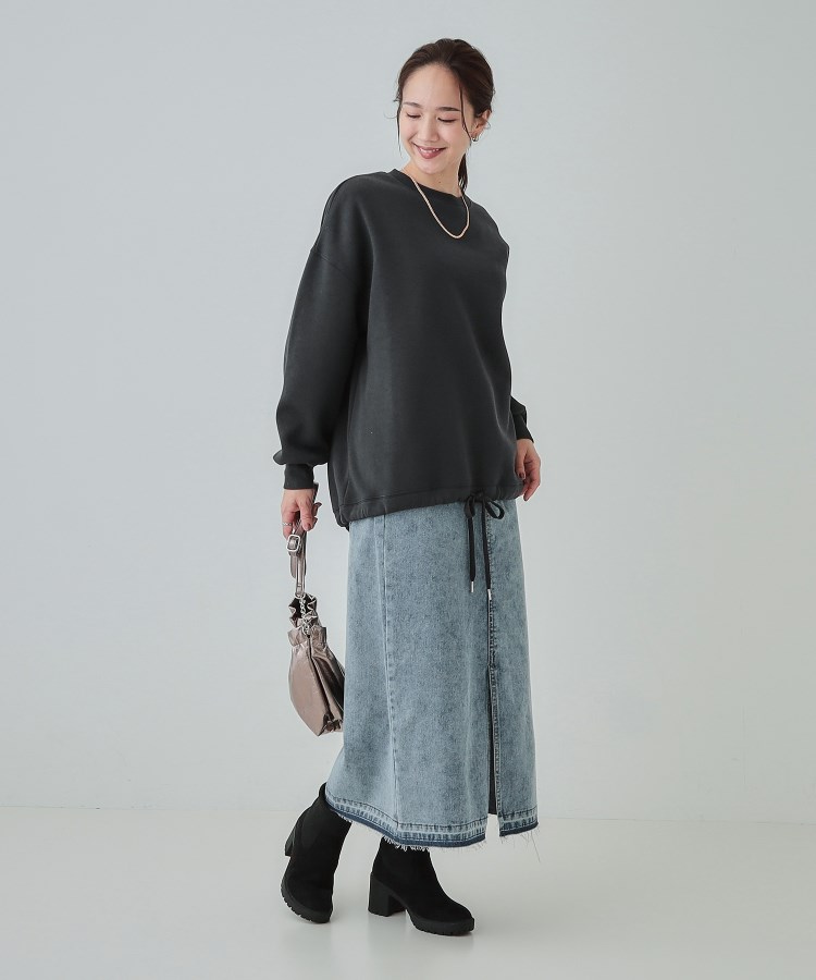 シューラルー(SHOO・LA・RUE)の【S-LL】あったか裏毛 裾ドロストスウェット12
