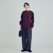 シューラルー(SHOO・LA・RUE)の【S-LL/洗える】裏起毛 お袖チェック切替トップス【SHOO WARM】7