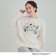 シューラルー(SHOO・LA・RUE)の【MOOMIN】【SHOO WARM】裏起毛プリントスウェット アイボリー(004)