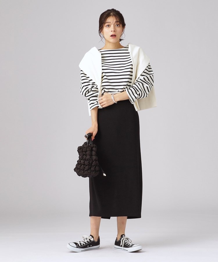 シューラルー(SHOO・LA・RUE)の【洗える】ロングシーズン活躍 ベーシックロンT1