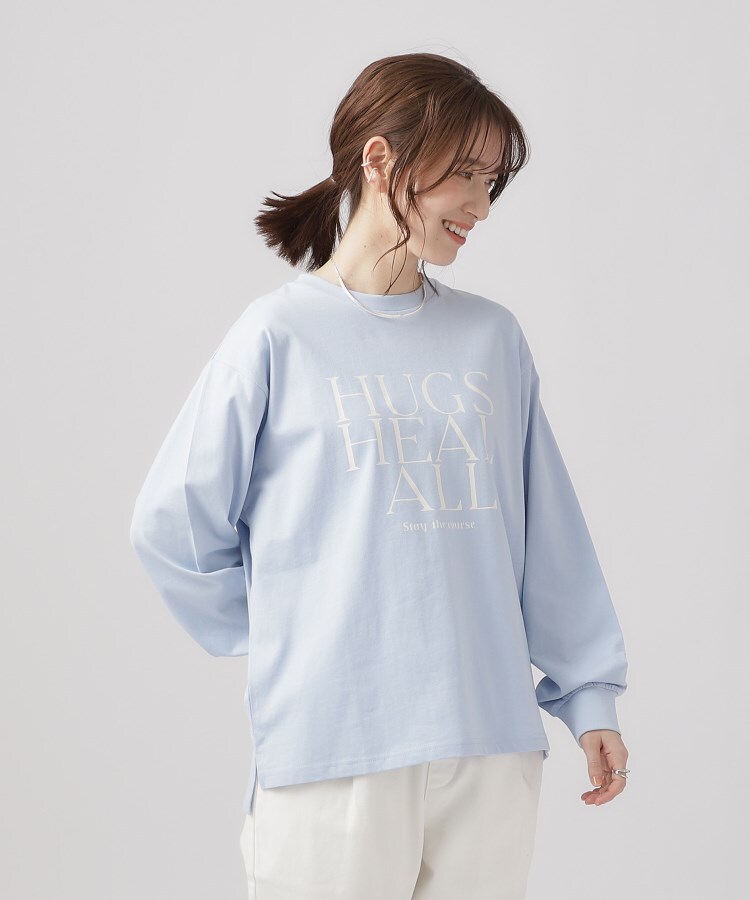 シューラルー(SHOO・LA・RUE)のプリントロングスリーブTシャツ5