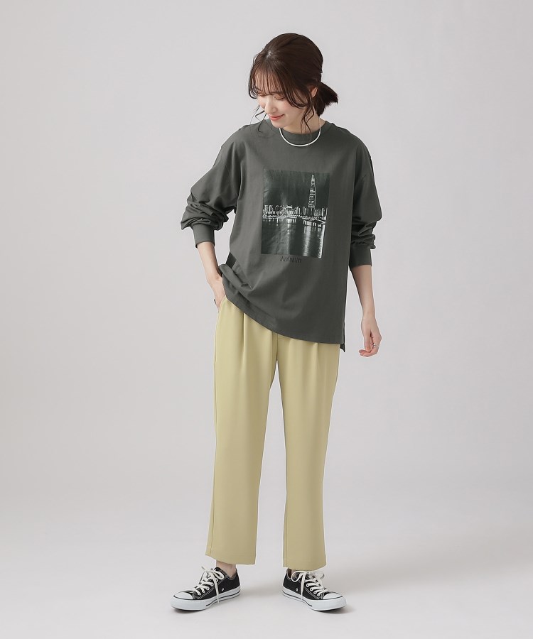 シューラルー(SHOO・LA・RUE)のプリントロングスリーブTシャツ15