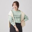 シューラルー(SHOO・LA・RUE)のプリントロングスリーブTシャツ ミントグリーン(321)