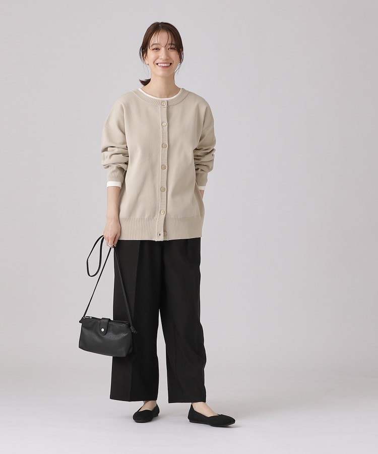 シューラルー(SHOO・LA・RUE)の【高レビュー/前後2WAY/気温対策に】軽くて柔らかい スポンディッシュ カーディガン9