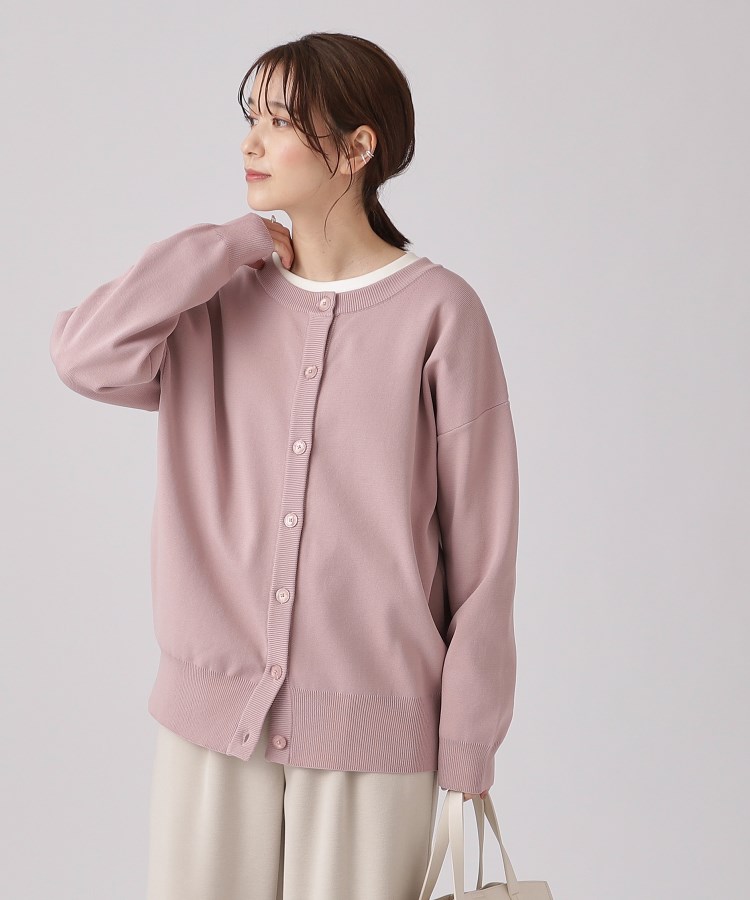 シューラルー(SHOO・LA・RUE)の【高レビュー/前後2WAY/気温対策に】軽くて柔らかい スポンディッシュ カーディガン21