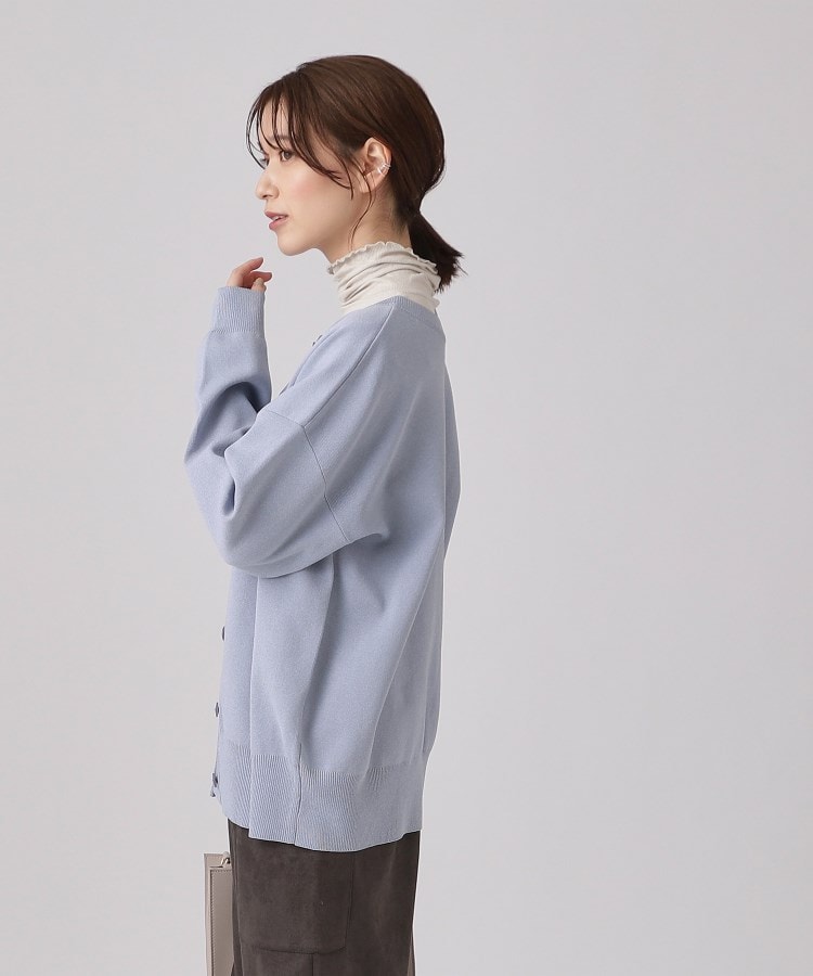 シューラルー(SHOO・LA・RUE)の【高レビュー/前後2WAY/気温対策に】軽くて柔らかい スポンディッシュ カーディガン46