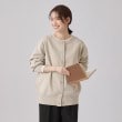 シューラルー(SHOO・LA・RUE)の【高レビュー/前後2WAY/気温対策に】軽くて柔らかい スポンディッシュ カーディガン グレージュ(050)