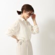 シューラルー(SHOO・LA・RUE)の【UVカット/抗菌防臭/吸水速乾】ゆる さら ふわり フレンチリネンブレンド 前あきシャツ2
