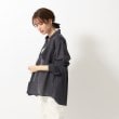 シューラルー(SHOO・LA・RUE)の【UVカット/抗菌防臭/吸水速乾】ゆる さら ふわり フレンチリネンブレンド 前あきシャツ17