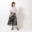 シューラルー(SHOO・LA・RUE)の【UVカット/抗菌防臭/吸水速乾】ゆる さら ふわり フレンチリネンブレンド 前あきシャツ12