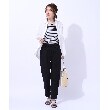 シューラルー(SHOO・LA・RUE)の【UVカット/抗菌防臭/吸水速乾】ゆる さら ふわり フレンチリネンブレンド 前あきシャツ57