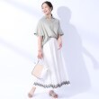 シューラルー(SHOO・LA・RUE)の【UV/抗菌防臭】ゆる さら ふわり フレンチリネンブレンド ドルマンシャツ43