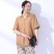 シューラルー(SHOO・LA・RUE)の【UV/抗菌防臭】ゆる さら ふわり フレンチリネンブレンド ドルマンシャツ25