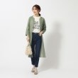 シューラルー(SHOO・LA・RUE)の【洗える/7分袖】ふんわり さらさら コットンシフォンシャツワンピース11