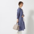 シューラルー(SHOO・LA・RUE)の【洗える/7分袖】ふんわり さらさら コットンシフォンシャツワンピース17