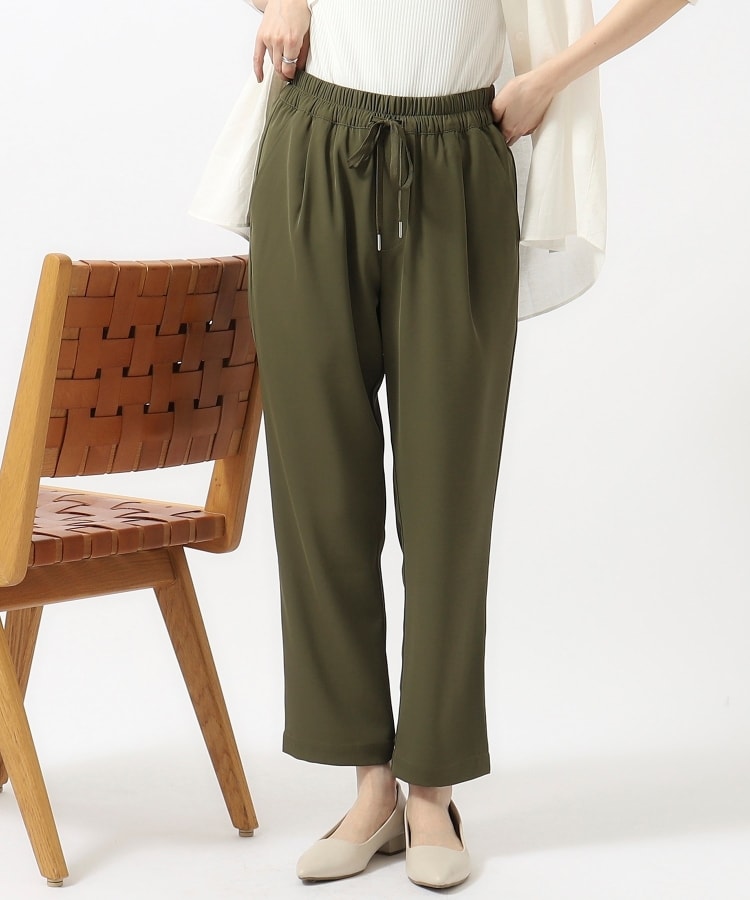 シューラルー(SHOO・LA・RUE)の【SS-3L】さらさらぷるん イージーテーパードパンツ7