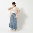 シューラルー(SHOO・LA・RUE)の【M-LL/洗える】ふんわり さらさら コットンシフォンシャツ28