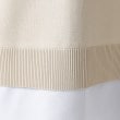 シューラルー(SHOO・LA・RUE)の一枚で簡単こなれ見え スポンディッシュ 裾レイヤード風ニット12