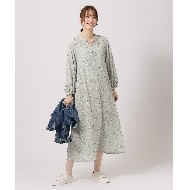 体型カバー/花柄/ドット柄】大人のゆるリラックスワンピース 体型カバー/花柄/ドット柄】大人のゆるリラックスワンピース