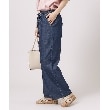 シューラルー(SHOO・LA・RUE)の【洗える】大人の柔らかデニムワイドパンツ8