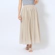 シューラルー(SHOO・LA・RUE)の【歩くたび揺れる】上品な透け感カラーボイルスカート5