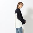 シューラルー(SHOO・LA・RUE)の【体型カバー】異素材切替ジョーゼットトップス10