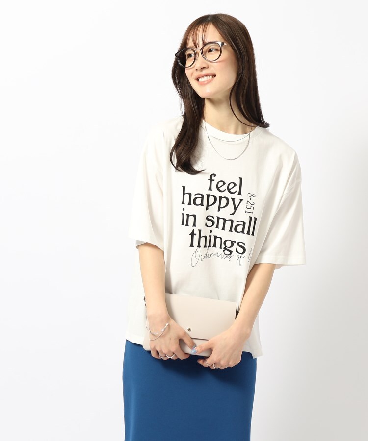 シューラルー(SHOO・LA・RUE)の【洗える/プチプラ/綿100％】グラフィック半袖ゆるTシャツ18