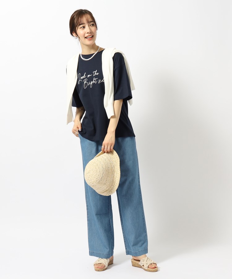 シューラルー(SHOO・LA・RUE)の【洗える/プチプラ/綿100％】グラフィック半袖ゆるTシャツ36