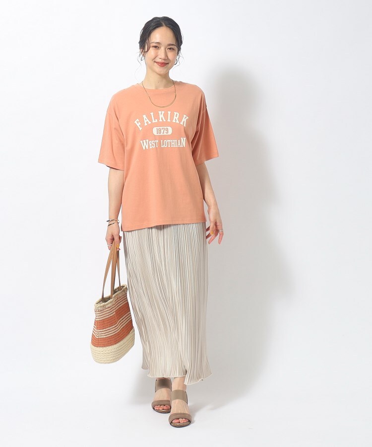 シューラルー(SHOO・LA・RUE)の【洗える/プチプラ/綿100％】グラフィック半袖ゆるTシャツ60