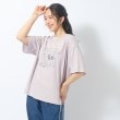 シューラルー(SHOO・LA・RUE)の【洗える/プチプラ/綿100％】グラフィック半袖ゆるTシャツ64