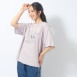 シューラルー(SHOO・LA・RUE)の【洗える/プチプラ/綿100％】グラフィック半袖ゆるTシャツ123