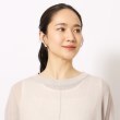 シューラルー(SHOO・LA・RUE)の【洗える/2点セット】大人の透け感 シアードルマンニット＋インナータンクトップ20