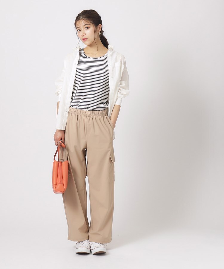 シューラルー(SHOO・LA・RUE)の【洗える/2WAY】シルエットを変えられる 大人のカーゴパンツ6