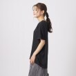 シューラルー(SHOO・LA・RUE)の【UV/体型カバー】インもアウトも楽しめる とろみ 裾タックトップス2