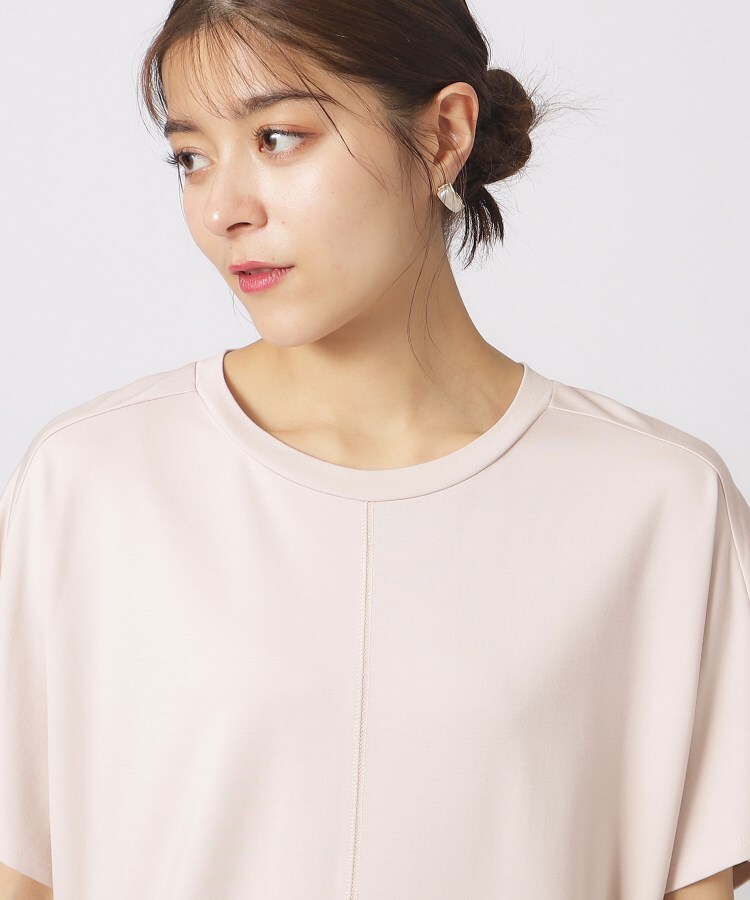 シューラルー(SHOO・LA・RUE)の【UV/体型カバー】すっきり見え とろみ 裾切り替えトップス20