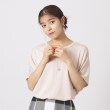 シューラルー(SHOO・LA・RUE)の【UV/体型カバー】すっきり見え とろみ 裾切り替えトップス ピンク(072)