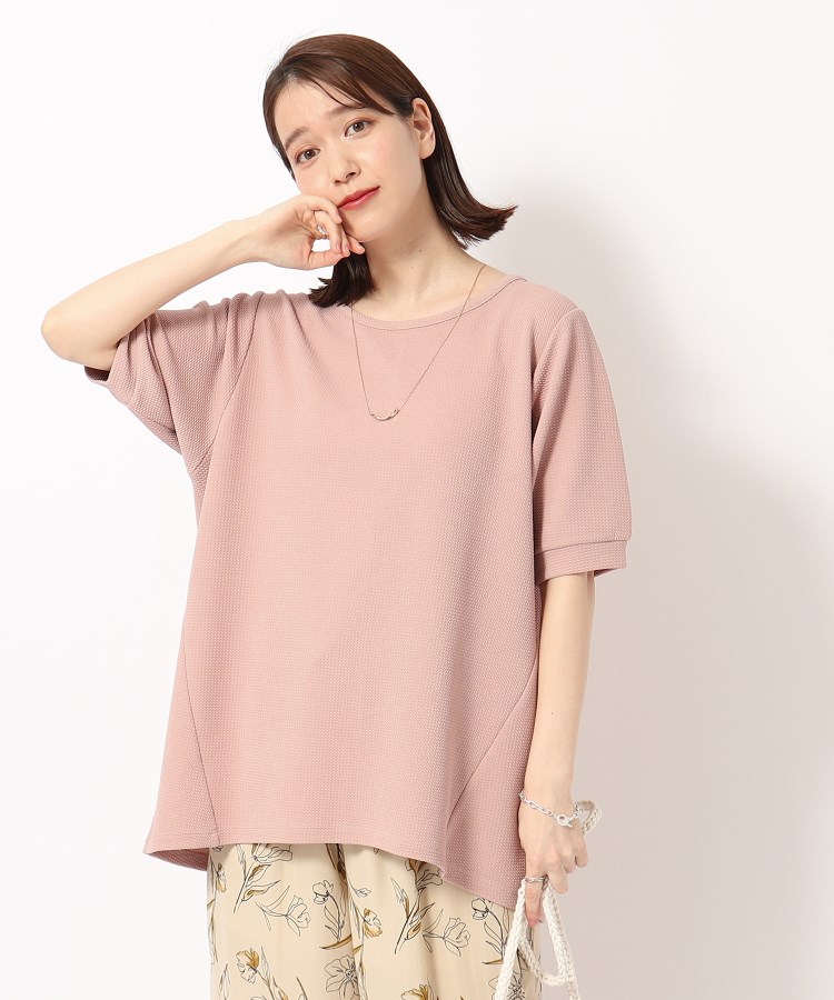 シューラルー(SHOO・LA・RUE)のさらっと心地よいふくれジャカードAライントップス1