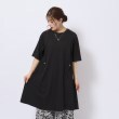 シューラルー(SHOO・LA・RUE)の【洗える/体型カバー/２WAY】ウエストを絞れる 異素材切替チュニックワンピース6