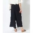 シューラルー(SHOO・LA・RUE)の【低身長さんにも】柔らかスラブ ふわりイージーガウチョパンツ11