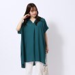 シューラルー(SHOO・LA・RUE)の【洗える/体型カバー】スキッパーシャツチュニック9