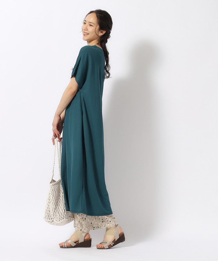 シューラルー(SHOO・LA・RUE)の【洗える】サッと着るだけでパッと決まる 切り替えカノコ ワンピース10