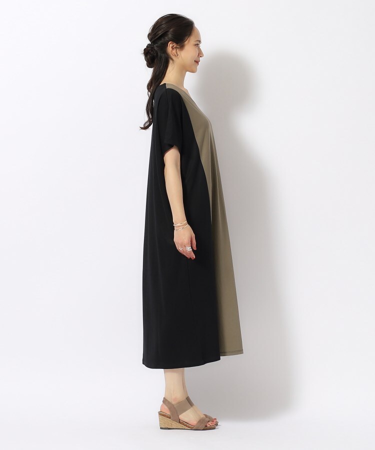 シューラルー(SHOO・LA・RUE)の【洗える】サッと着るだけでパッと決まる 切り替えカノコ ワンピース14